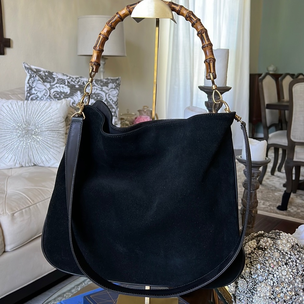 Authentic Gucci Diana Bamboo Large Shoulder Bag - Vintage